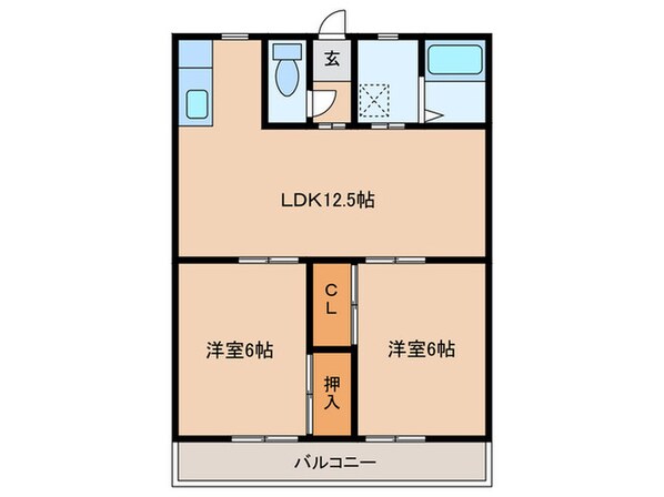 エクセル太田の物件間取画像